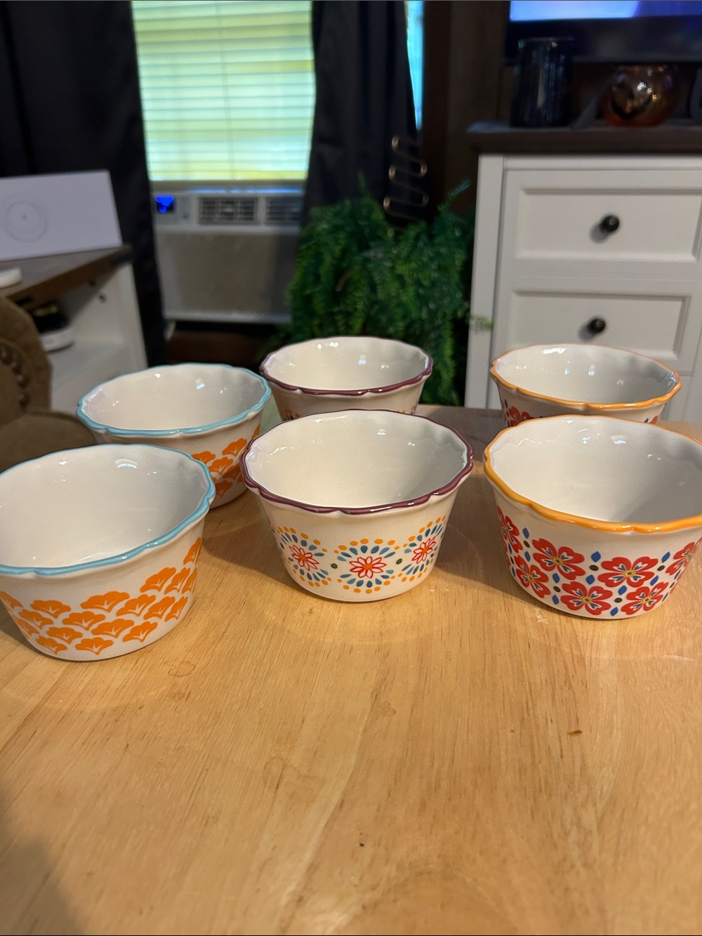 The Pioneer Woman Multicolor Floral Ceramic Ramekin Set